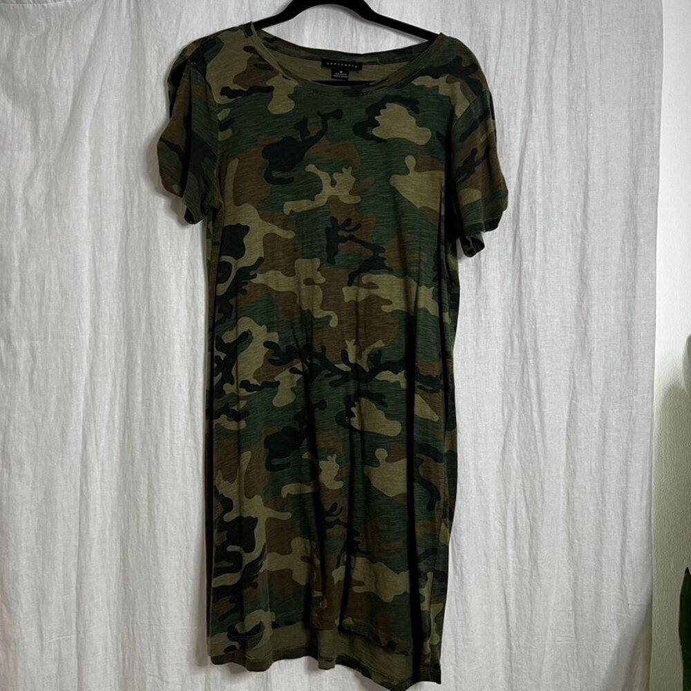 Sanctuary camo cotton dress Size M